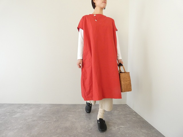 快晴堂(かいせいどう) Girl's ヴィンテージ馬布 ステッチたくさんワンピースの商品画像6