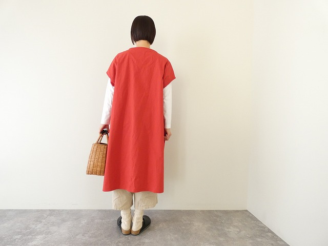 快晴堂(かいせいどう) Girl's ヴィンテージ馬布 ステッチたくさんワンピースの商品画像7