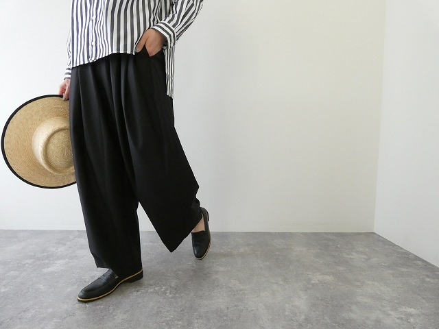 mizuiro ind(ミズイロインド) ワイドタックパンツの商品画像6