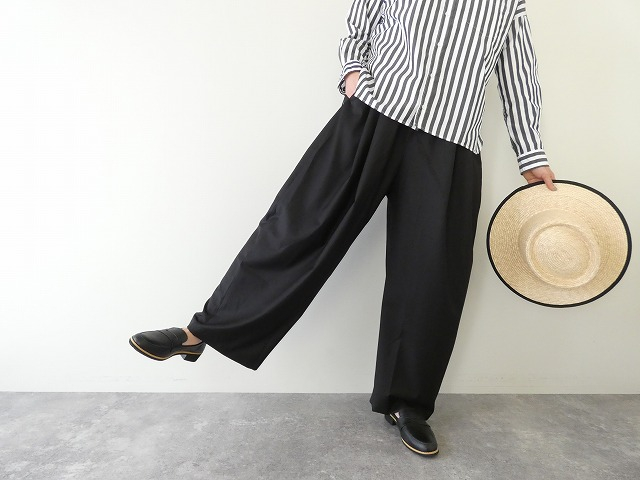 mizuiro ind(ミズイロインド) ワイドタックパンツの商品画像7