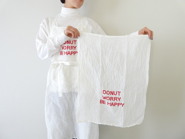 R&D.M.Co-(オールドマンズテーラー) KITCHEN CLOTH　DONUT WORRY BE HAPPYの商品画像1