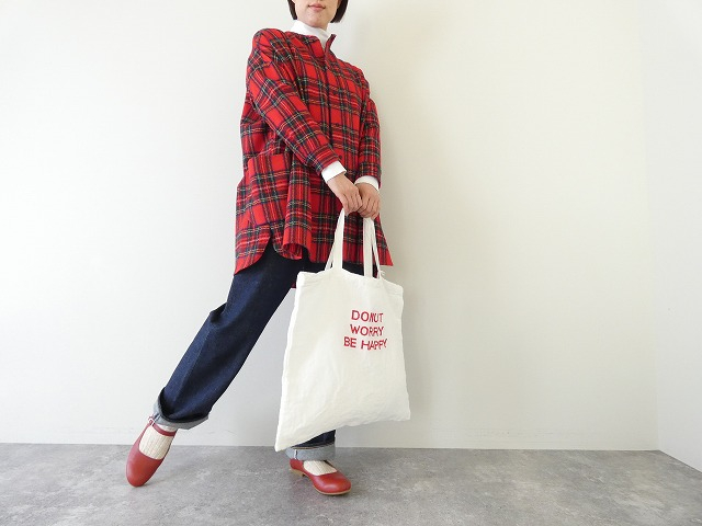 R&D.M.Co-(オールドマンズテーラー) TOTE BAG 　DONUT WORRY BE HAPPYの商品画像2