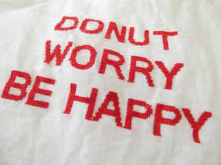 R&D.M.Co-(オールドマンズテーラー) TOTE BAG 　DONUT WORRY BE HAPPYの商品画像23