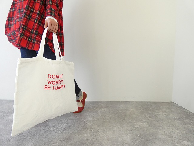 R&D.M.Co-(オールドマンズテーラー) TOTE BAG 　DONUT WORRY BE HAPPYの商品画像6