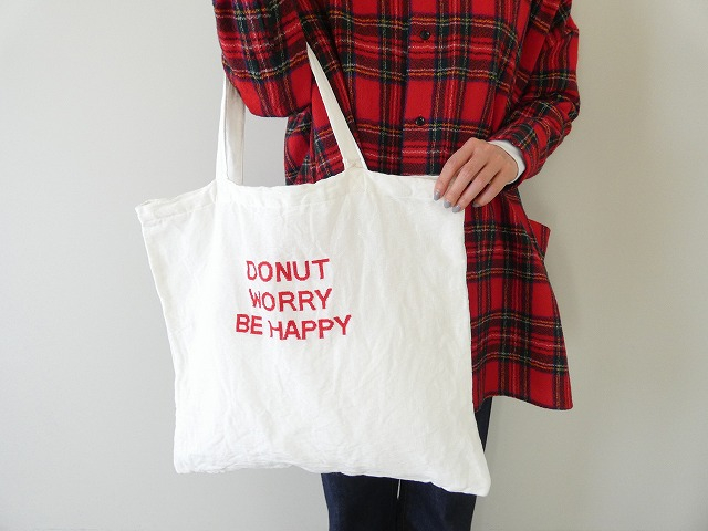 R&D.M.Co-(オールドマンズテーラー) TOTE BAG 　DONUT WORRY BE HAPPYの商品画像7