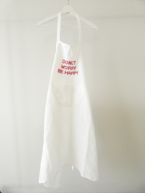 R&D.M.Co-(オールドマンズテーラー) APRON　DONUT WORRY BE HAPPYの商品画像10