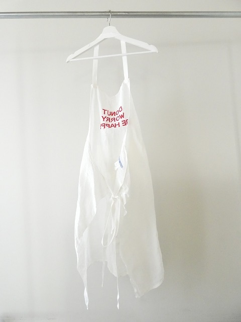 R&D.M.Co-(オールドマンズテーラー) APRON　DONUT WORRY BE HAPPYの商品画像11