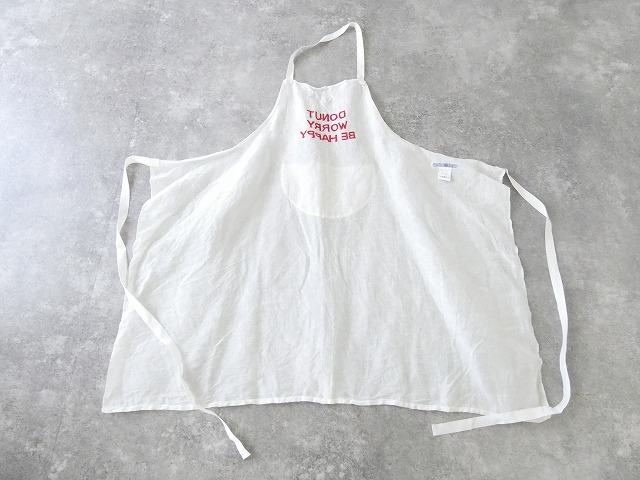 R&D.M.Co-(オールドマンズテーラー) APRON　DONUT WORRY BE HAPPYの商品画像12