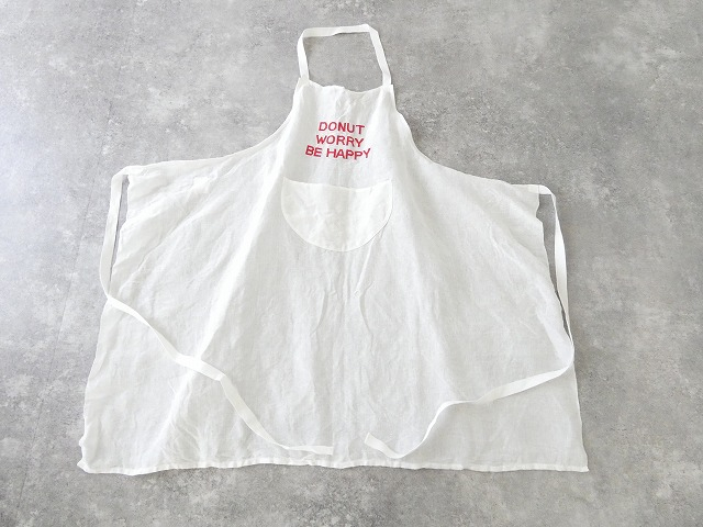 R&D.M.Co-(オールドマンズテーラー) APRON　DONUT WORRY BE HAPPYの商品画像3