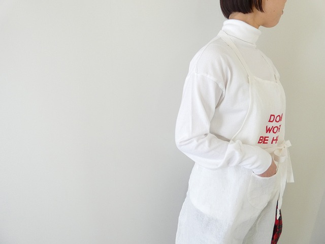 R&D.M.Co-(オールドマンズテーラー) APRON　DONUT WORRY BE HAPPYの商品画像6