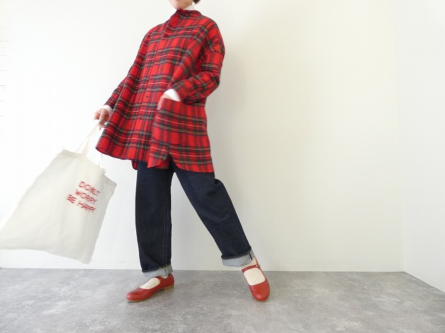 R&D.M.Co-(オールドマンズテーラー) WOOL TARTAN CHECK ROOMY SHIRTの商品画像1