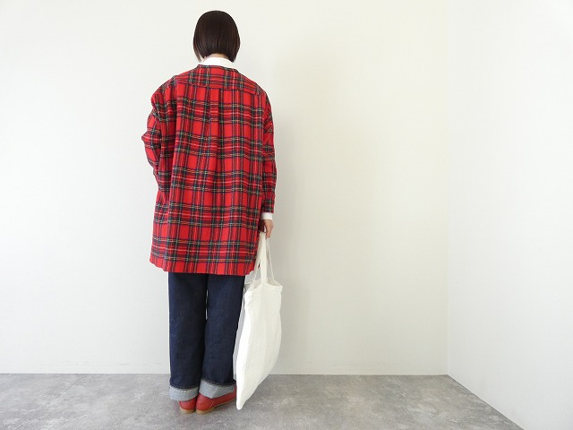 R&D.M.Co-(オールドマンズテーラー) WOOL TARTAN CHECK ROOMY SHIRTの商品画像11