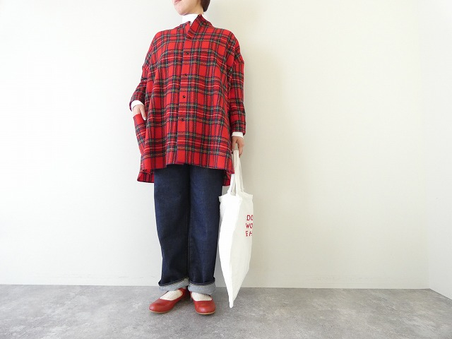 R&D.M.Co-(オールドマンズテーラー) WOOL TARTAN CHECK ROOMY SHIRTの商品画像2