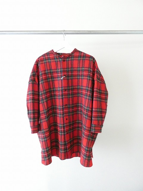 R&D.M.Co-(オールドマンズテーラー) WOOL TARTAN CHECK ROOMY SHIRTの商品画像3