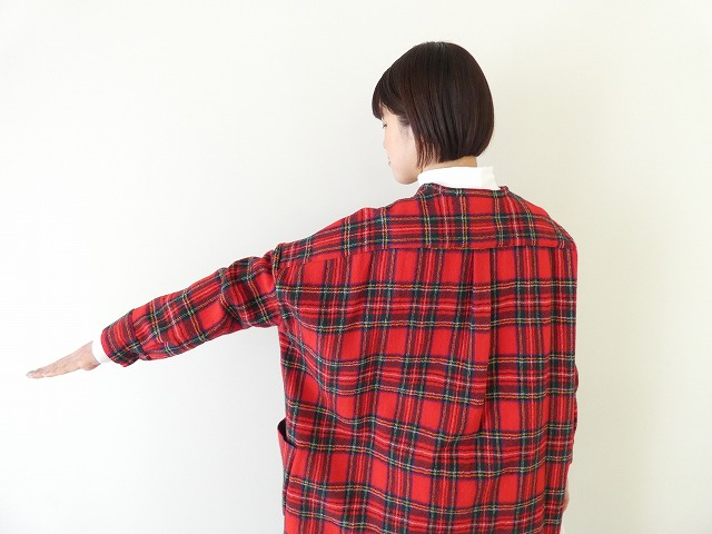 R&D.M.Co-(オールドマンズテーラー) WOOL TARTAN CHECK ROOMY SHIRTの商品画像8