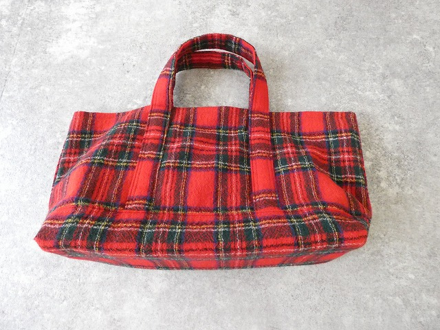 R&D.M.Co-(オールドマンズテーラー) WOOL TARTAN CHECK TOTE BAG Ssizeの商品画像10