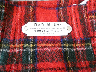 R&D.M.Co-(オールドマンズテーラー) WOOL TARTAN CHECK TOTE BAG Ssizeの商品画像24