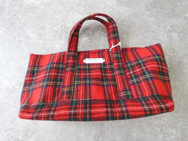 R&D.M.Co-(オールドマンズテーラー) WOOL TARTAN CHECK TOTE BAG Ssizeの商品画像7