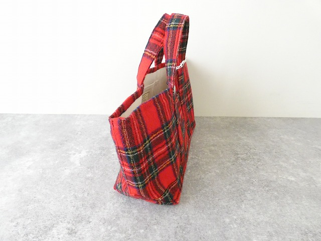 R&D.M.Co-(オールドマンズテーラー) WOOL TARTAN CHECK TOTE BAG Ssizeの商品画像8