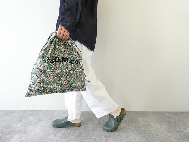 R&D.M.Co-(オールドマンズテーラー) WILD BERRY FIELD LAWN DRAWSTRING BAG　Lsizeの商品画像1