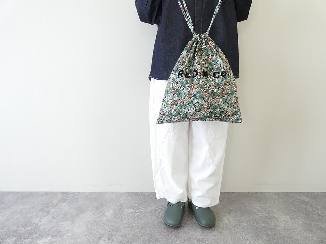R&D.M.Co-(オールドマンズテーラー) WILD BERRY FIELD LAWN DRAWSTRING BAG　Lsizeの商品画像5