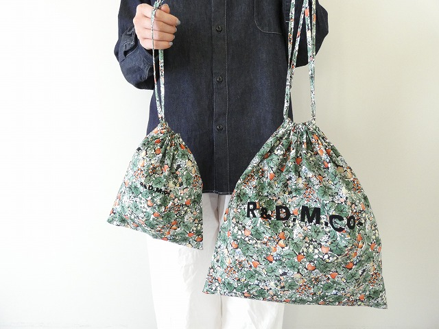 R&D.M.Co-(オールドマンズテーラー) WILD BERRY FIELD LAWN DRAWSTRING BAG　Lsizeの商品画像7
