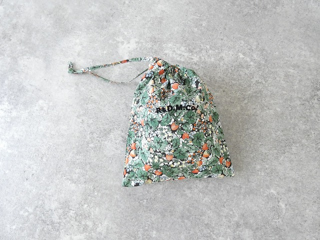 R&D.M.Co-(オールドマンズテーラー) WILD BERRY FIELD LAWN DRAWSTRING BAG　Ssizeの商品画像10
