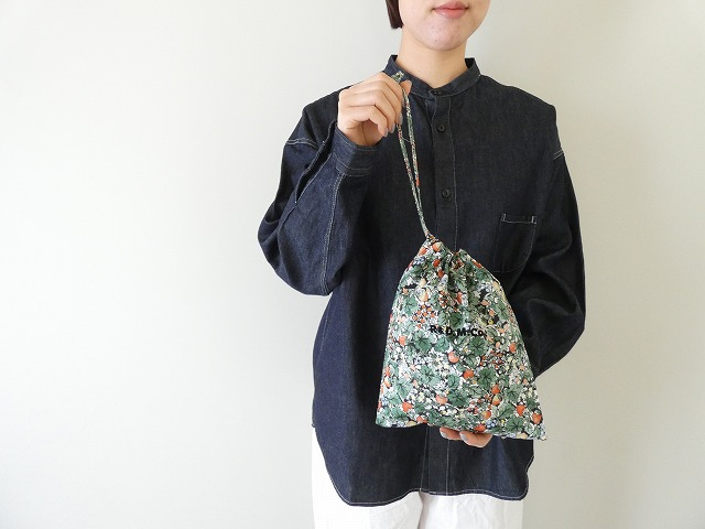 R&D.M.Co-(オールドマンズテーラー) WILD BERRY FIELD LAWN DRAWSTRING BAG　Ssizeの商品画像2