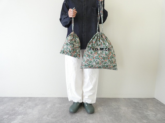 R&D.M.Co-(オールドマンズテーラー) WILD BERRY FIELD LAWN DRAWSTRING BAG　Ssizeの商品画像5