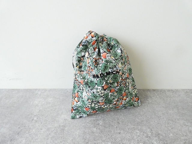 R&D.M.Co-(オールドマンズテーラー) WILD BERRY FIELD LAWN DRAWSTRING BAG　Ssizeの商品画像7