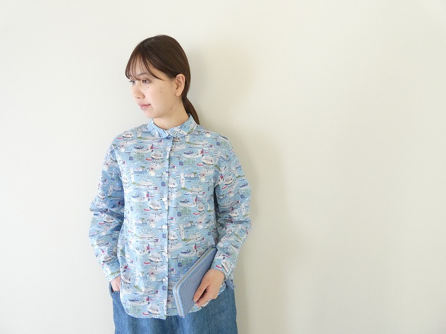 PK 港町の重ね衿シャツの商品画像1