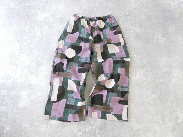 prit(プリット) 40/1ブロードコラージュプリントワイドパンツの商品画像10