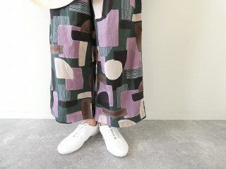 prit(プリット) 40/1ブロードコラージュプリントワイドパンツの商品画像22