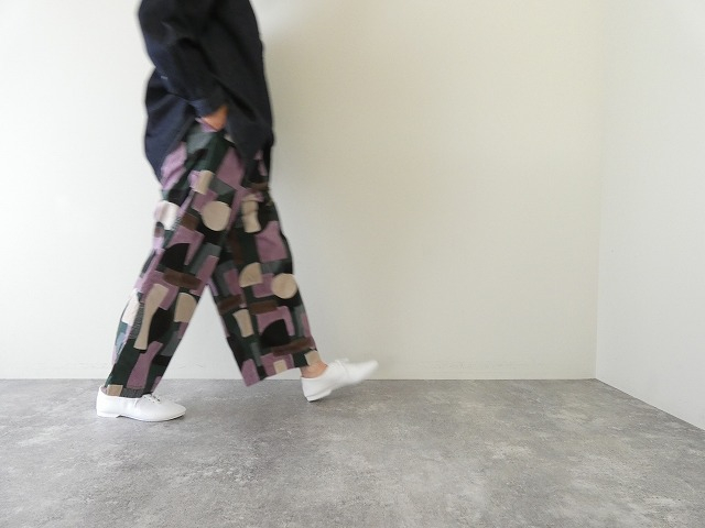 prit(プリット) 40/1ブロードコラージュプリントワイドパンツの商品画像7