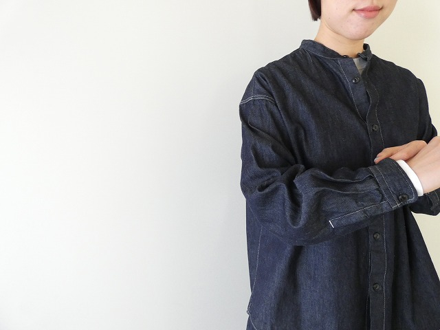 prit(プリット) スタンドカラー長袖シャツの商品画像4