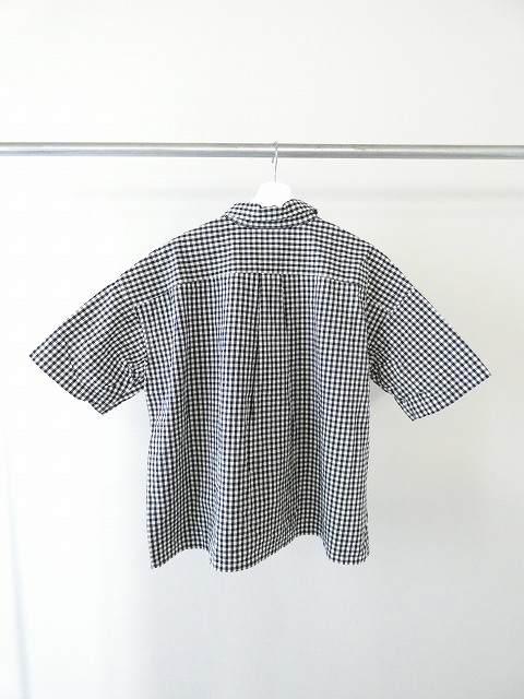 prit(プリット) コットンリネンウェザー近江晒加工5分袖レギュラーカラービッグシャツの商品画像15