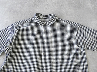 prit(プリット) コットンリネンウェザー近江晒加工5分袖レギュラーカラービッグシャツの商品画像21