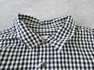 prit(プリット) コットンリネンウェザー近江晒加工5分袖レギュラーカラービッグシャツの商品画像22