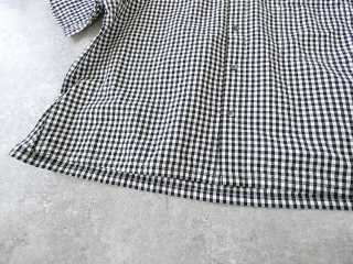 prit(プリット) コットンリネンウェザー近江晒加工5分袖レギュラーカラービッグシャツの商品画像26