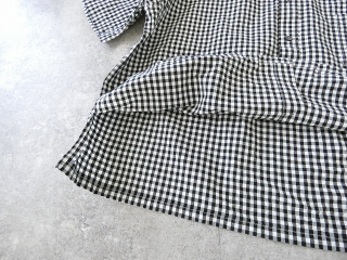 prit(プリット) コットンリネンウェザー近江晒加工5分袖レギュラーカラービッグシャツの商品画像27