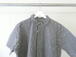 prit(プリット) コットンリネンウェザー近江晒加工5分袖レギュラーカラービッグシャツの商品画像30