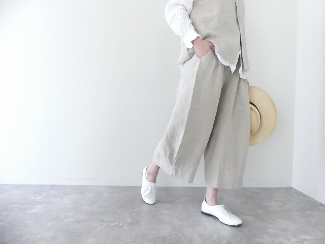 NARU リネン裾タックコクーンパンツの商品画像4