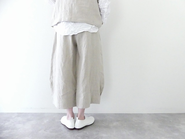NARU リネン裾タックコクーンパンツの商品画像8