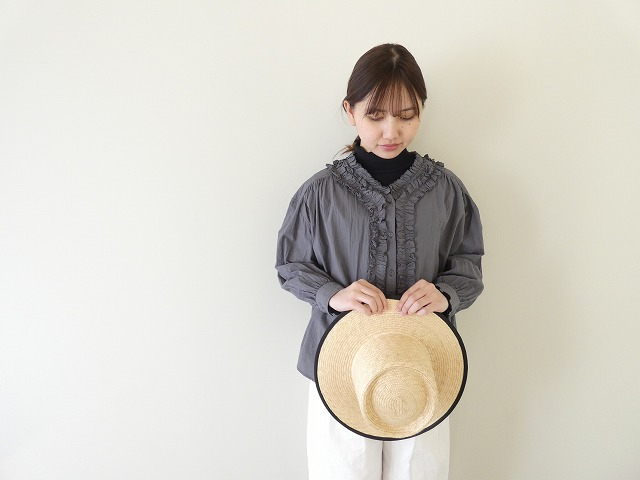 tumugu(ツムグ) ふわふわコットンフリルブラウスの商品画像2