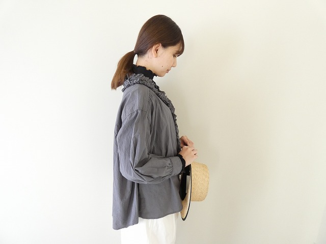 tumugu(ツムグ) ふわふわコットンフリルブラウスの商品画像5