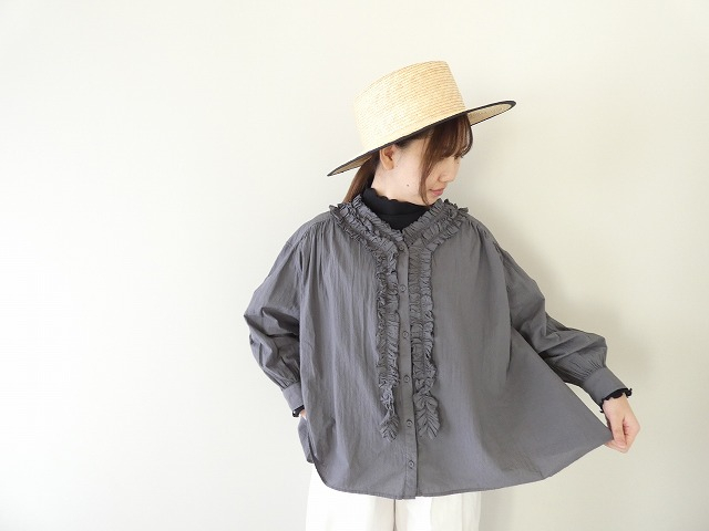 tumugu(ツムグ) ふわふわコットンフリルブラウスの商品画像6