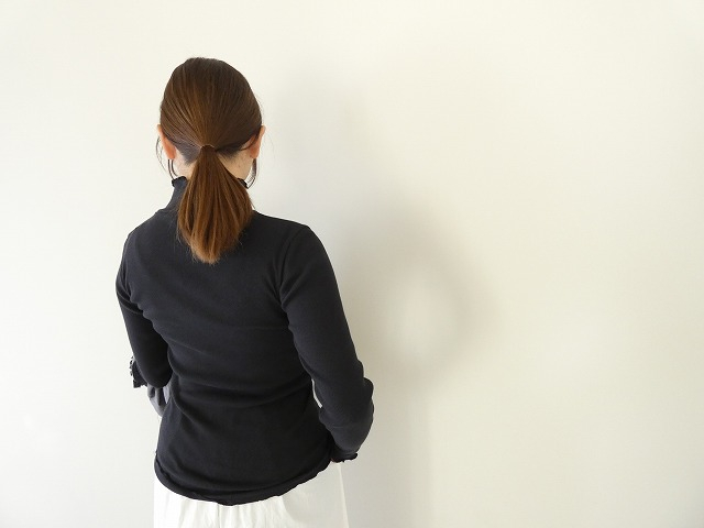 tumugu(ツムグ) コットンノヴァテレコハイネック長袖プルオーバーの商品画像2