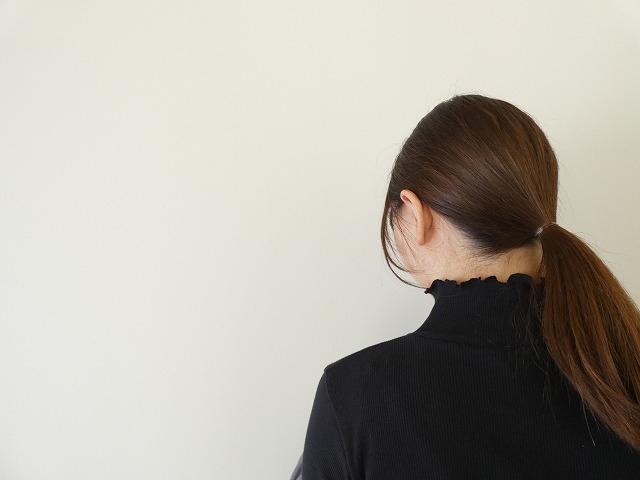 tumugu(ツムグ) コットンノヴァテレコハイネック長袖プルオーバーの商品画像6