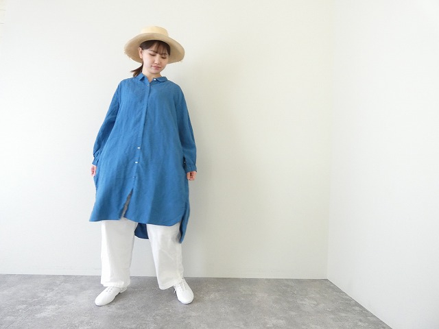 Hands of creation(ハンズオブクリエイション) リネン桐七炊きパフスリーブチュニックシャツの商品画像2