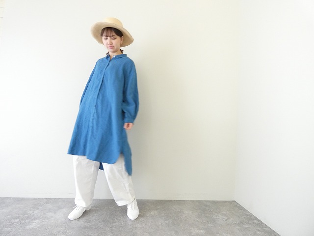 Hands of creation(ハンズオブクリエイション) リネン桐七炊きパフスリーブチュニックシャツの商品画像6